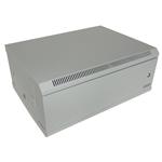 XtendLan 4U/600x450,na zeď, jednodílný, plné dveře, šedý 4U-64G-GREY P