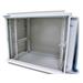 XtendLan 9U/600x450, na zeď, jednodílný, skleněné dveře, šedý WS-9U-64B-GREY