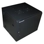 XtendLan 9U/600x550, na zeď, dvoudílný, plné dveře WD-9U-65-F-BLACK