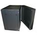 XtendLan 9U/600x550, na zeď, dvoudílný, skleněné dveře WD-9U-65-BLACK-P