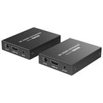 XtendLan CAT6 HDMI extender, vysílač+přijímač, 40m 4k/2k/1080p po jednom CAT6 kabelu, POC, přenos IR EHDMI11EIR4K-TR40