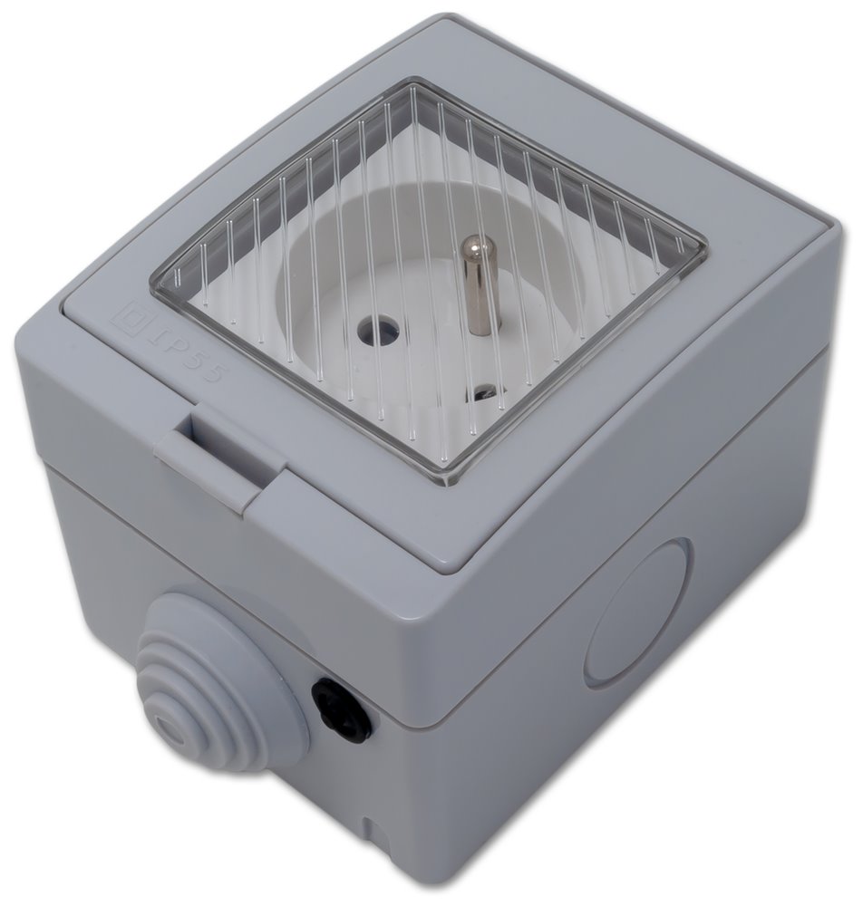 XtendLan chytrá venkovní zásuvka/ IP55/ Wi-Fi/ TUYA PS-460