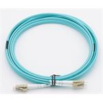 XtendLan FO patch LC-LC 5m 50/125, OM3, duplex, G.652d, LS0H, armovaný kabel, kulatý, 3mm FOP-LCLC-D-5-50-OM3-R