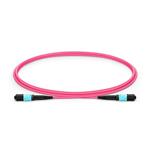 XtendLan FO patch MPO(f)-MPO(f), 1m, OM4, 12/12, kabel kulatý 3mm, přímý (Type A) FOP-MPOfMPOf-1-OM4-PA