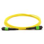 XtendLan FO patch MPO(f)-MPO(f), 1m, OS1, 12/12, kabel kulatý 3mm, přímý (Type A) FOP-MPOfMPOf-1-OS1-PA