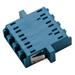 XtendLan LC-LC quad adapter, SM, PC, modrý, do optických rozvaděčů