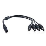 XtendLan Napájecí kabel/splitter 1 na 4, jack 2,1mm, průměr kabelu 1,5mm/0,3mm ZPSPLIT2114B
