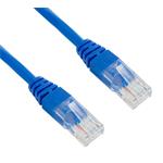 XtendLan Patch kabel Cat 5e UTP 0,3m - modrý