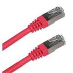 XtendLan patch kábel Cat6A, SFTP, LS0H - 0,3m, červený (predaj po 10 ks)