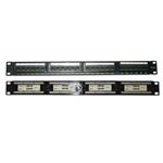 XtendLan Patch panel 19", 24 portů, Cat6, 30u Au, LSA/110 XL-PP19-24C6UD