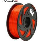 XtendLAN PETG filament 1,75mm průhledný oranžový 1kg 3DF-PETG1.75-TOR 1kg