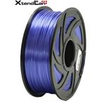 XtendLAN PLA filament 1,75mm průhledný fialový 1kg 3DF-PLA1.75-TPL 1kg