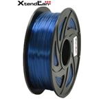 XtendLAN PLA filament 1,75mm průhledný modrý 1kg 3DF-PLA1.75-TBL 1kg