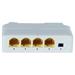 XtendLan PoE/LAN extender, 1x PoE-in 90W 802.3bt, 3x PoE-out 60W 802.3af/at, Gigabit XL-POEXT-30G3