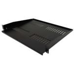 XtendLan Police 400mm, univerzal, 1U, 25kg nosnost, černá, předsunutá CPOLIC1U40-B-P