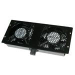 XtendLan Ventilace pro stojan. rozvaděče Telco hloubky 600,800,1000,1200mm, 2x ventilátor, napájecí kabel SFANG02-P