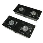 XtendLan Ventilace pro stojan. rozvaděče Telco hloubky 600,800,1000,1200mm, 4x ventilátor, napájecí kabel SFANG04-P