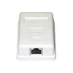 XtendLan Zásuvka 1x RJ-45, Cat5e, stíněná, na zeď, osazená
