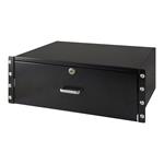 XtendLan Zásuvka na věci, 4U do police, hloubka 350mm ZASUV4U-BLACK