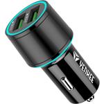YAC 2136 USB autonabíječka QC 3.0 YENKEE 8590669292189