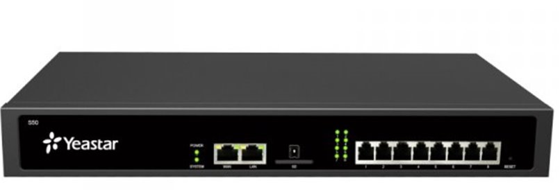 Yeastar S50, IP PBX, až 8 portů, 50 uživatelů, 25 hovorů, rack