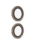 ZAGG Ochranná čočka Premium pro Apple iPhone 17/16/16+ - zlatá třpytka 200119621