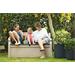 Záhradná lavica Keter Eden Garden Bench 265L béžová / hnedá 230398