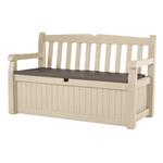 Záhradná lavica Keter Eden Garden Bench 265L béžová / hnedá 230398