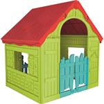 Záhradný domček Keter WONDERFOLD PLAYHOUSE červený / zelený / modrý 228445