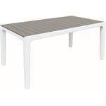 Záhradný stôl Keter Harmony bílá / světle šedá 236051