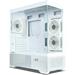 Zalman skříň Chronix / midT / 3x120mm ARGB fan / USB 2.0 / USB 3.0 / USB-C / panoramatická / bílá Chronix White