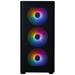 Zalman skříň i4 TG / Middle Tower / 4x 140 mm RBG LED fan / 2x USB 3.0 / 1x USB 2.0 / mesh panel / tvrzené s i4 TG Black