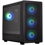 Zalman skříň M5 Black / miniT / 4x120mm ARGB fan / USB 2.0 / USB 3.0 / USB-C / mesh panel / černá