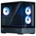 Zalman skříň P30 Black V2 / miniT / 3x120mm fan ARGB / USB 3.0 / USB-C / temperované sklo / černá