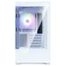Zalman skříň P30 White V2/ miniT / 3x120mm fan ARGB / USB 3.0 / USB-C / temperované sklo / bílá