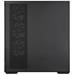 Zalman skříň P40 DS / ATX / 4x120mm ARGB fan / 2xUSB 3.0 / USB-C / displej / panoramatická / černá P40 DS Black