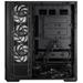 Zalman skříň P40 DS / ATX / 4x120mm ARGB fan / 2xUSB 3.0 / USB-C / displej / panoramatická / černá P40 DS Black