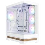 Zalman skříň P40 Namu / midT/ 3x120mm ARGB fan / 2xUSB 3.0 / USB-C / panoramatická / dřevěné doplňky / bí P40 Namu White