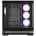 Zalman skříň P40 Namu / midT/ 3x120mm ARGB fan / 2xUSB 3.0 / USB-C / panoramatická / dřevěné doplňky / če P40 Namu Black