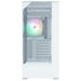 Zalman skříň P40 Prism Plus / midT / 4x120mm ARGB fan / 2xUSB 3.0 / USB-C / panoramatická / bílá P40 Prism Plus White