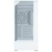 Zalman skříň P40 Prism Plus / midT / 4x120mm ARGB fan / 2xUSB 3.0 / USB-C / panoramatická / bílá P40 Prism Plus White