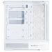 Zalman skříň P40 Prism Plus / midT / 4x120mm ARGB fan / 2xUSB 3.0 / USB-C / panoramatická / bílá P40 Prism Plus White