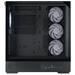 Zalman skříň P40 Prism Plus / midT / 4x120mm ARGB fan / 2xUSB 3.0 / USB-C / panoramatická / černá P40 Prism Plus Black