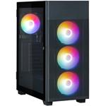 Zalman skříň S5 Neo Black / ATX / 4x 120mm RGB Fan / USB 3.0 / USB 2.0 / černá
