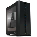 Zalman skříň X3 BLACK / Middle tower / ATX / USB 3.0 / USB 2.0 / průhledná bočnice