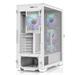 Zalman skříň Z10 Duo / ATX / 4x120 mm ARGB fan / 2xUSB 3.0 / USB-C / tvrzené sklo / bílá Z10 DUO White