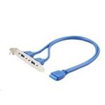 Záslepka USB 3.0 PORTY přídavné 2 x USB pro m/b CC-USB3-RECEPTACLE