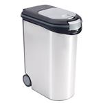 Zásobník Curver na krmivo 20 kg / 54 l metalický biely 214477