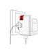 Zásuvka PowerCube PowerUSB Hub Portable 4 x USB hub včetně powerbanky PWC-POWER-USB-PORTABLE