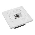 Zásuvka Solarix CAT5E STP 1 x RJ45 pod omítku bílá SX9-1-5E-STP-WH